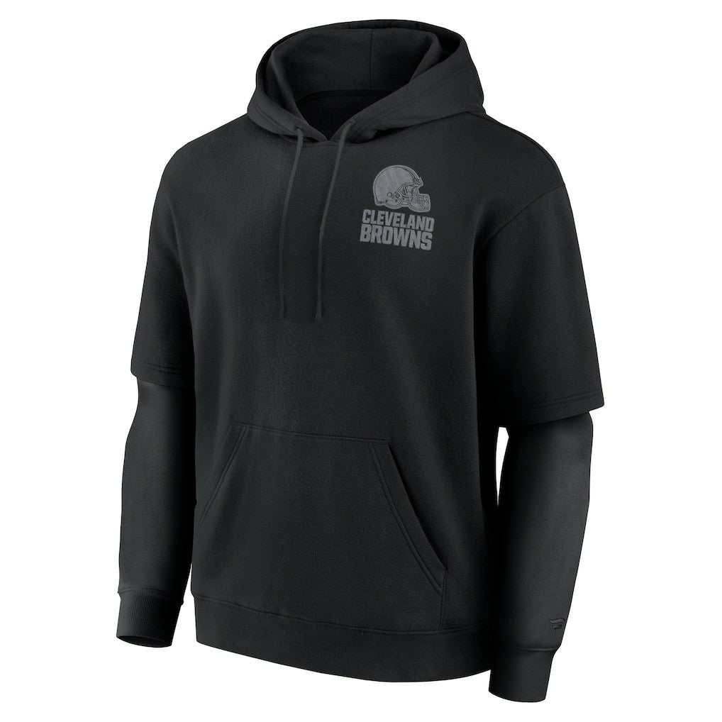 NFL Cleveland Browns Unisex Sleek Elements Pullover Hoodie