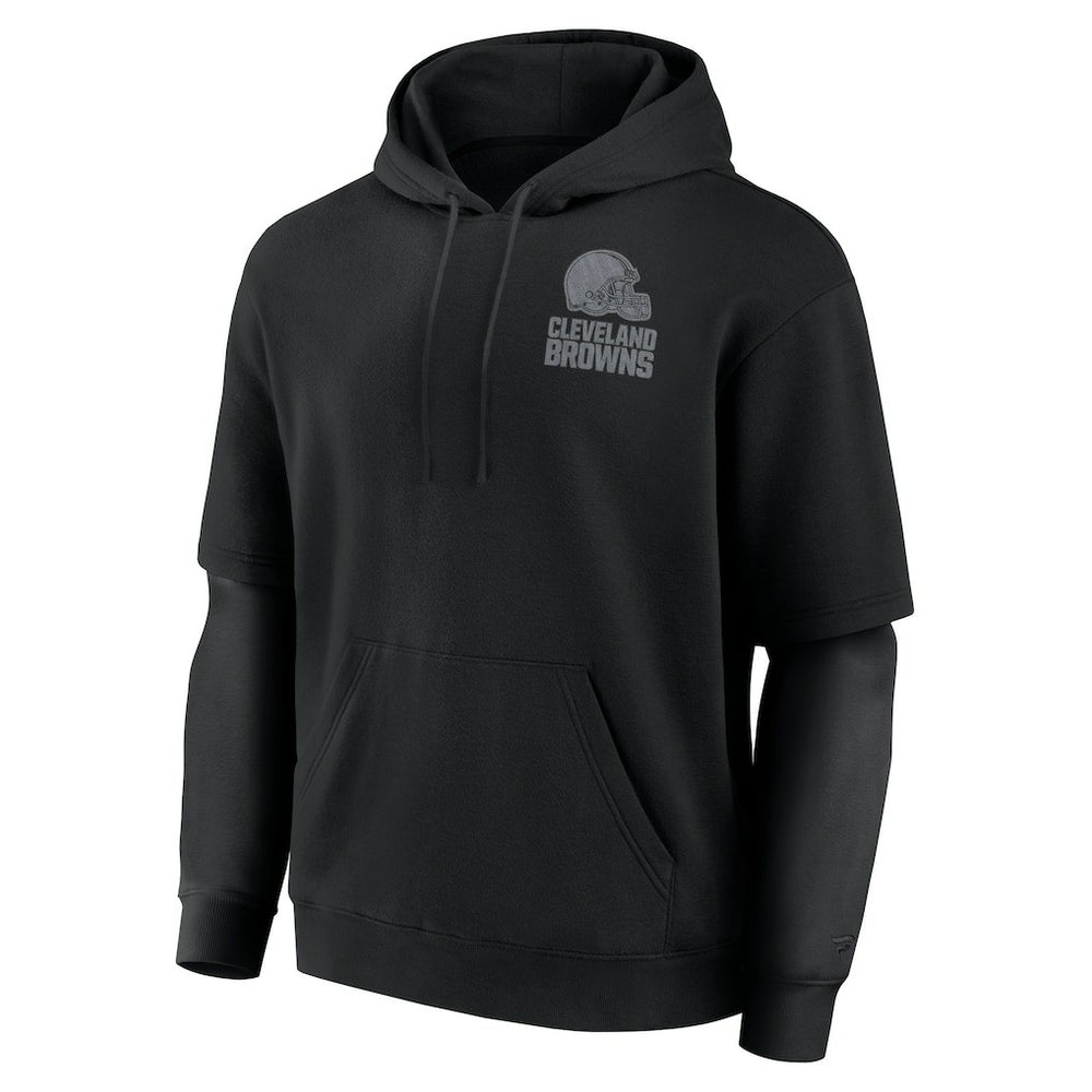 NFL Cleveland Browns Unisex Sleek Elements Pullover Hoodie