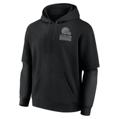 NFL Cleveland Browns Unisex Sleek Elements Pullover Hoodie