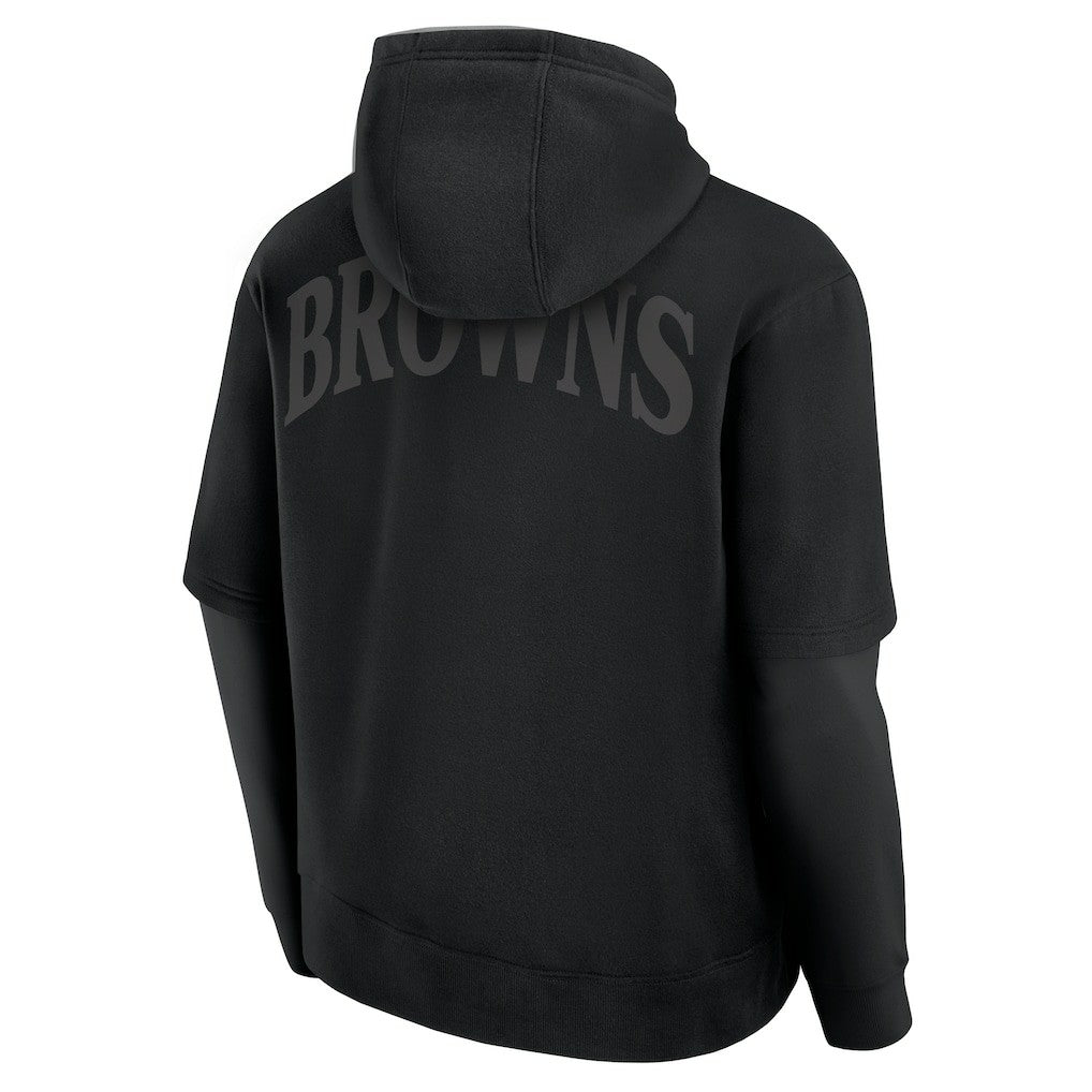 NFL Cleveland Browns Unisex Sleek Elements Pullover Hoodie