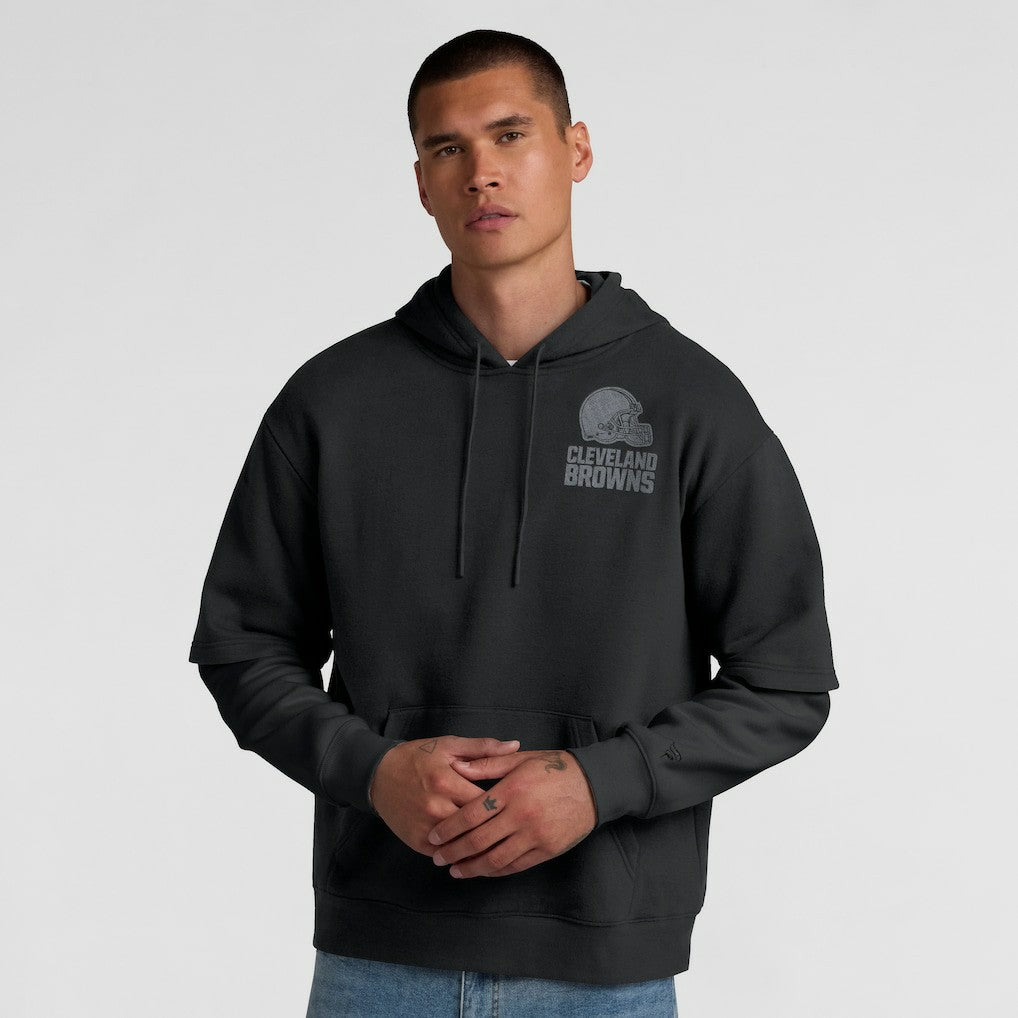 NFL Cleveland Browns Unisex Sleek Elements Pullover Hoodie
