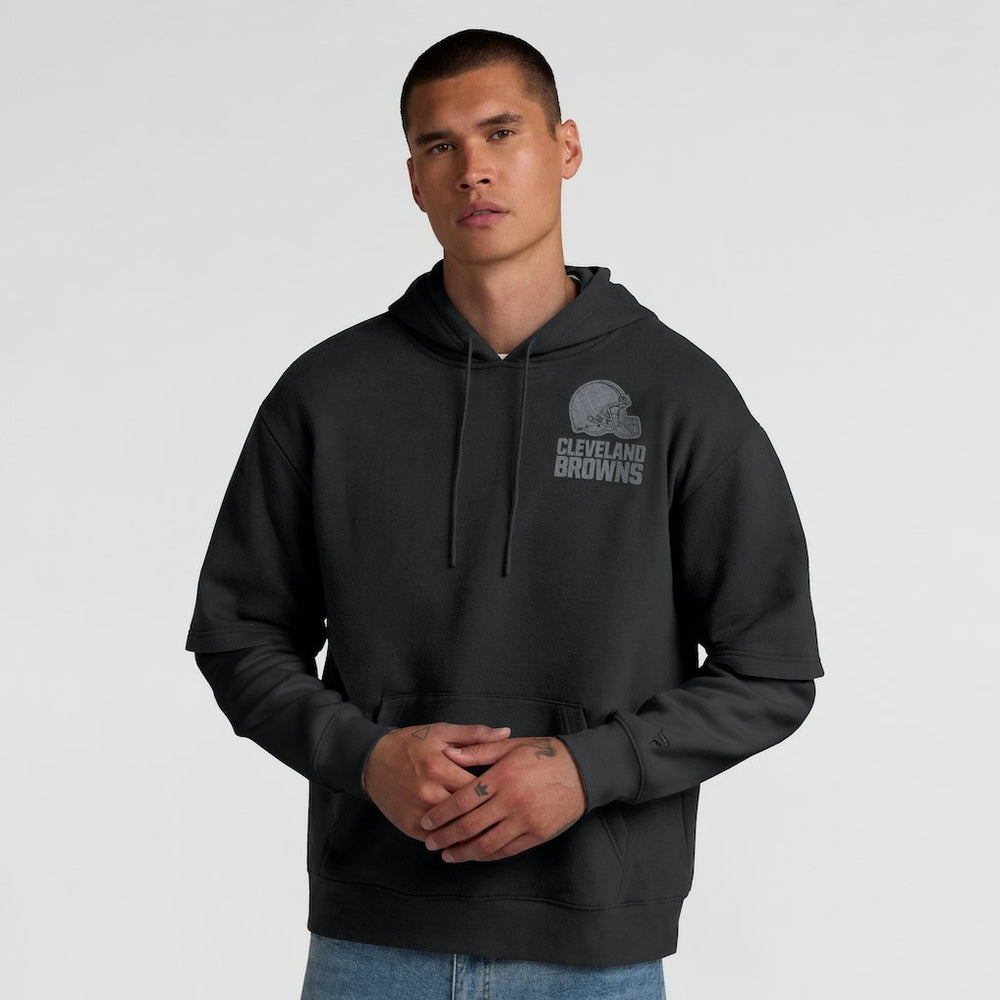 NFL Cleveland Browns Unisex Sleek Elements Pullover Hoodie