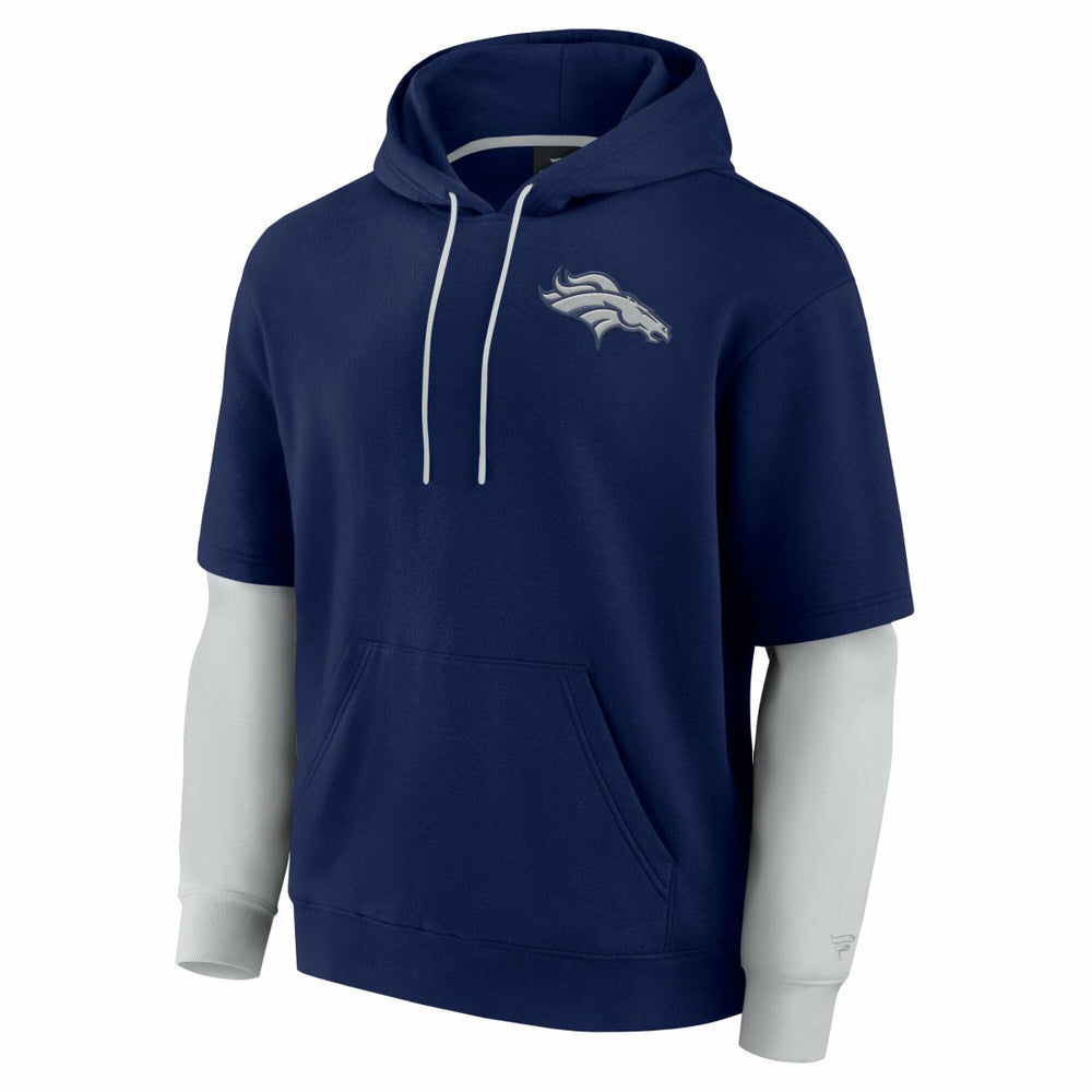 NFL Denver Broncos Unisex Sleek Elements Pullover Hoodie