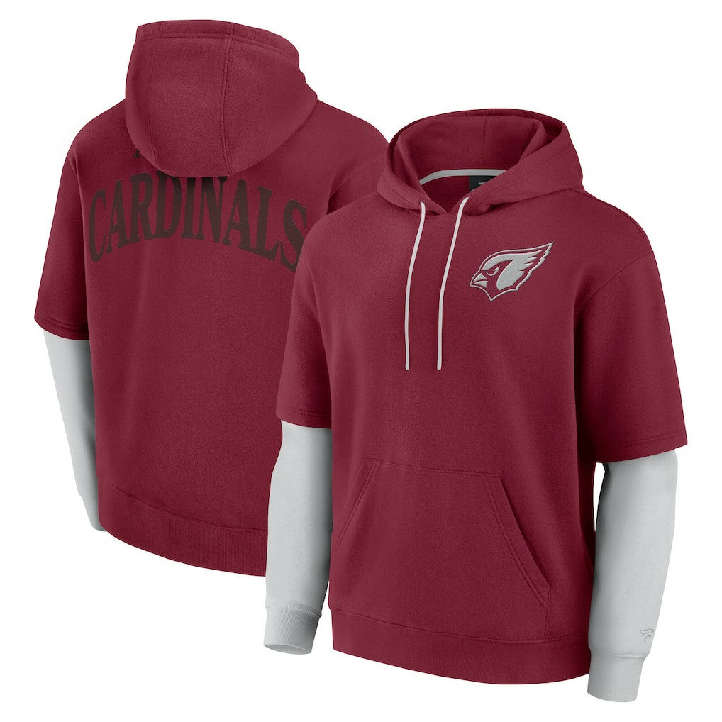 NFL Arizona Cardinals Unisex Sleek Elements Pullover Hoodie