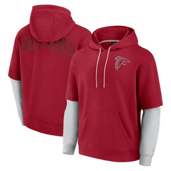 NFL Atlanta Falcons Unisex Sleek Elements Pullover Hoodie