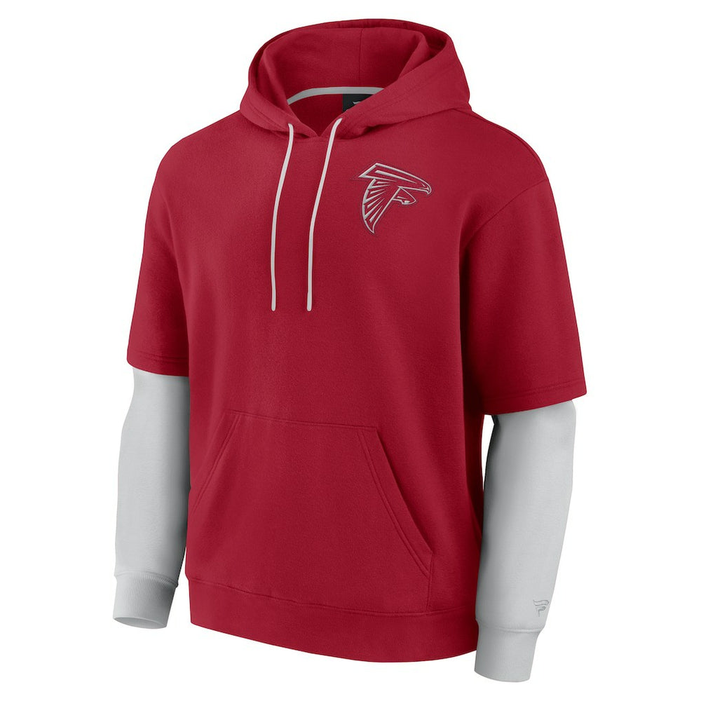 NFL Atlanta Falcons Unisex Sleek Elements Pullover Hoodie