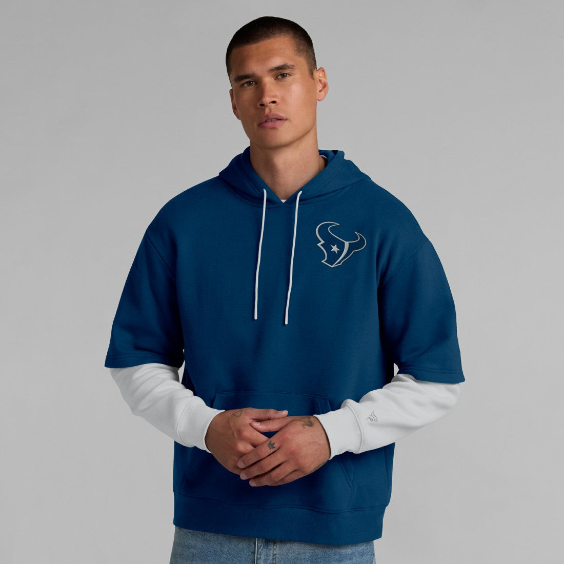 NFL Houston Texans Unisex Sleek Elements Pullover Hoodie
