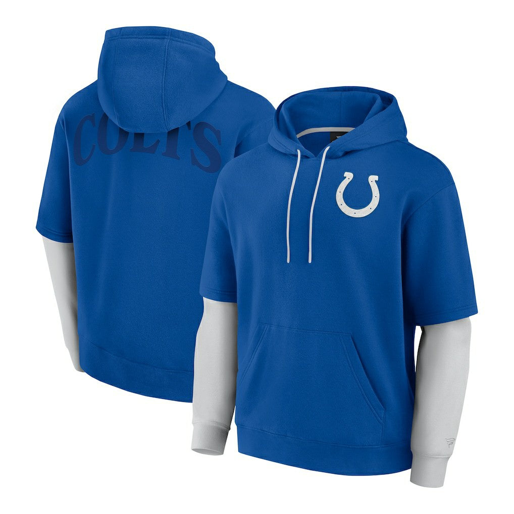 NFL Indianapolis Colts Unisex Sleek Elements Pullover Hoodie