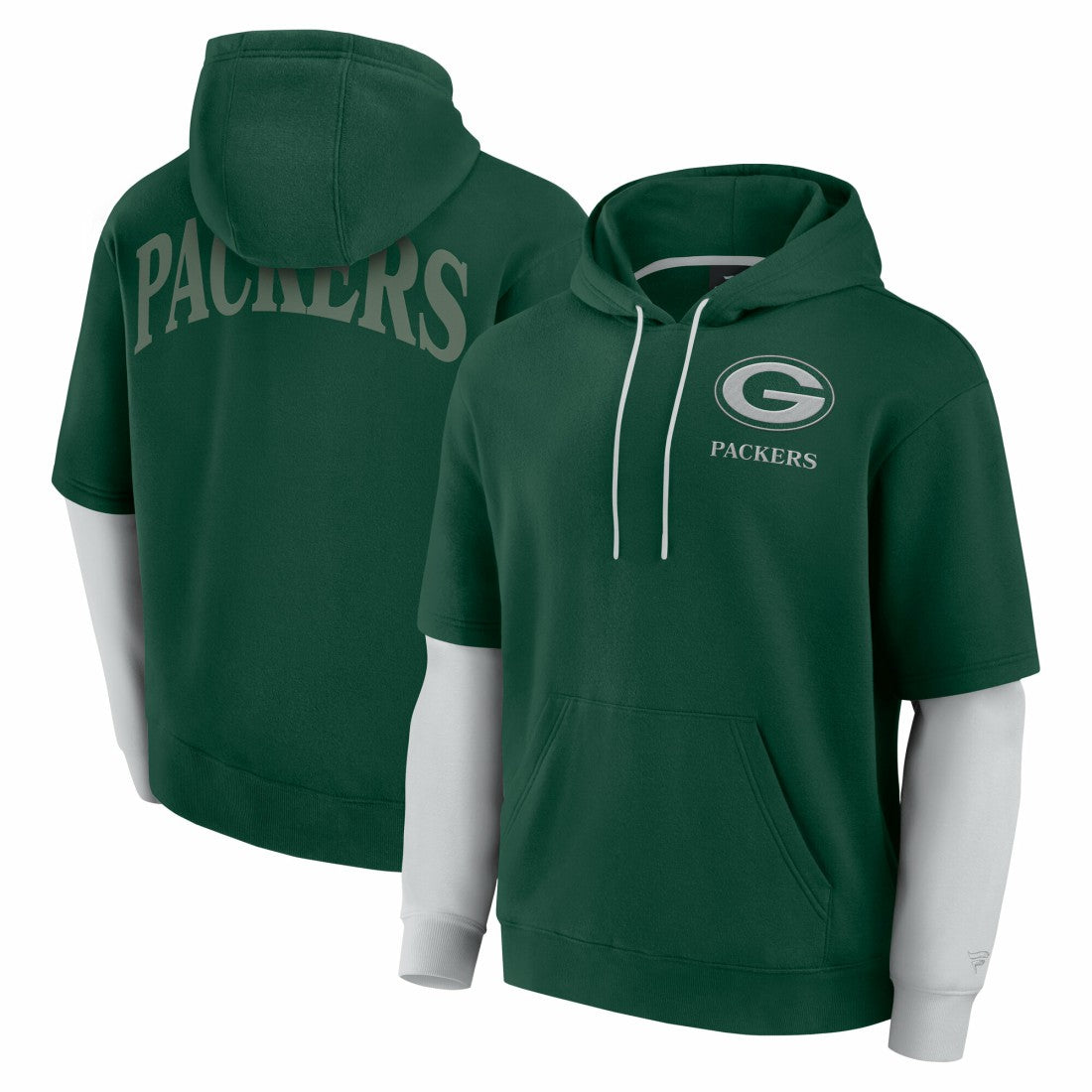 NFL Green Bay Packers Unisex Sleek Elements Pullover Hoodie