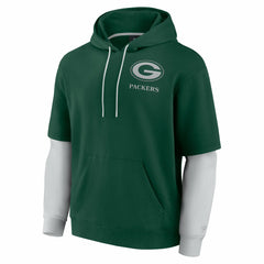 NFL Green Bay Packers Unisex Sleek Elements Pullover Hoodie