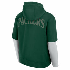 NFL Green Bay Packers Unisex Sleek Elements Pullover Hoodie