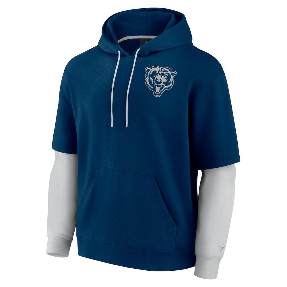 NFL Chicago Bears Unisex Sleek Elements Pullover Hoodie