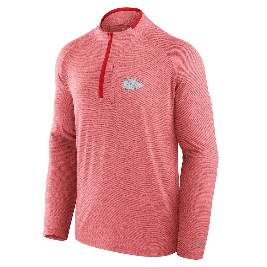 NFL Kansas City Chiefs Unisex Front Office Performance Primary Quarter-Zip Jacket