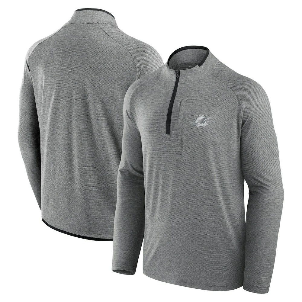 NFL Miami Dolphins Unisex Front Office Performance Primary Quarter-Zip Jacket