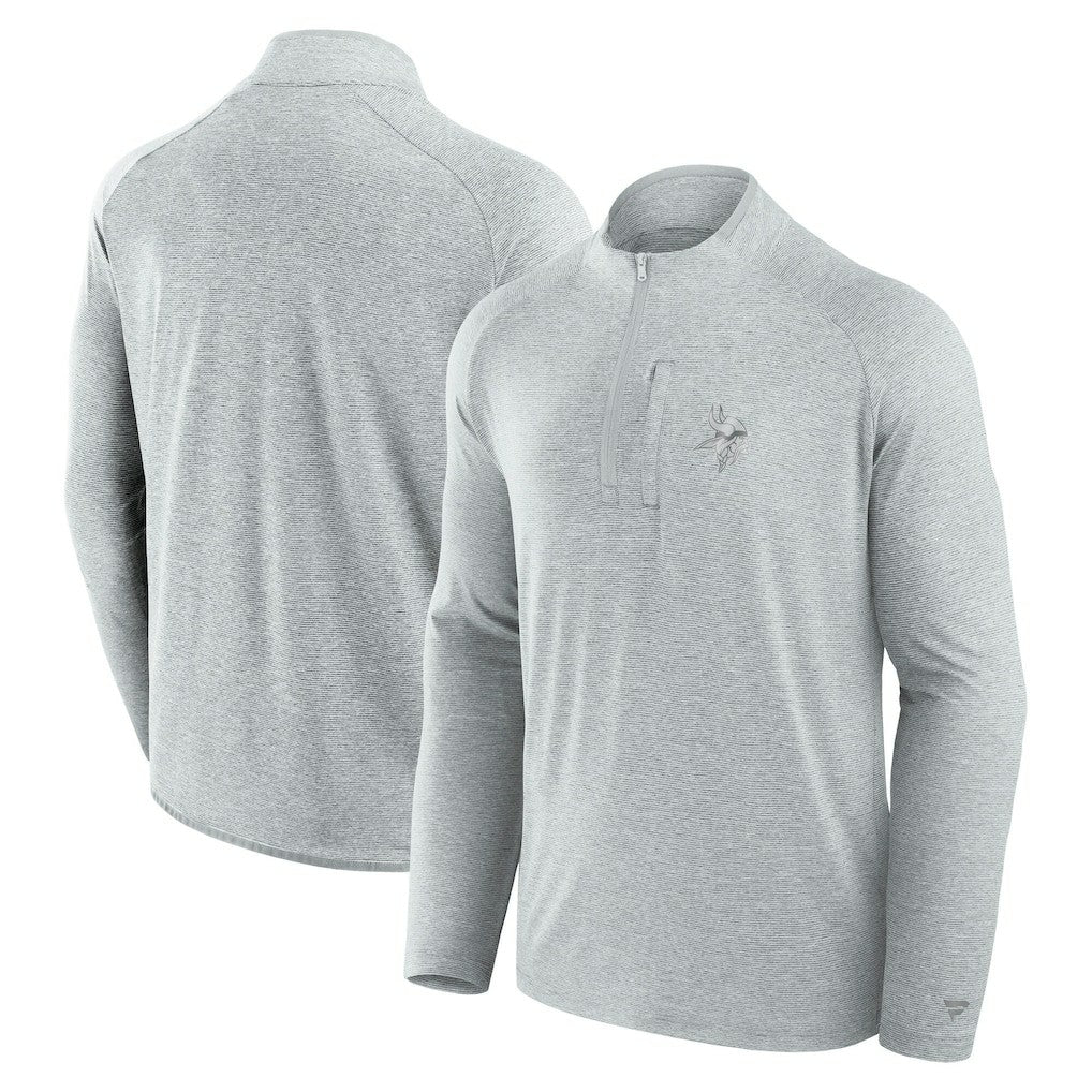 NFL Minnesota Vikings Unisex Front Office Performance Primary Quarter-Zip Jacket