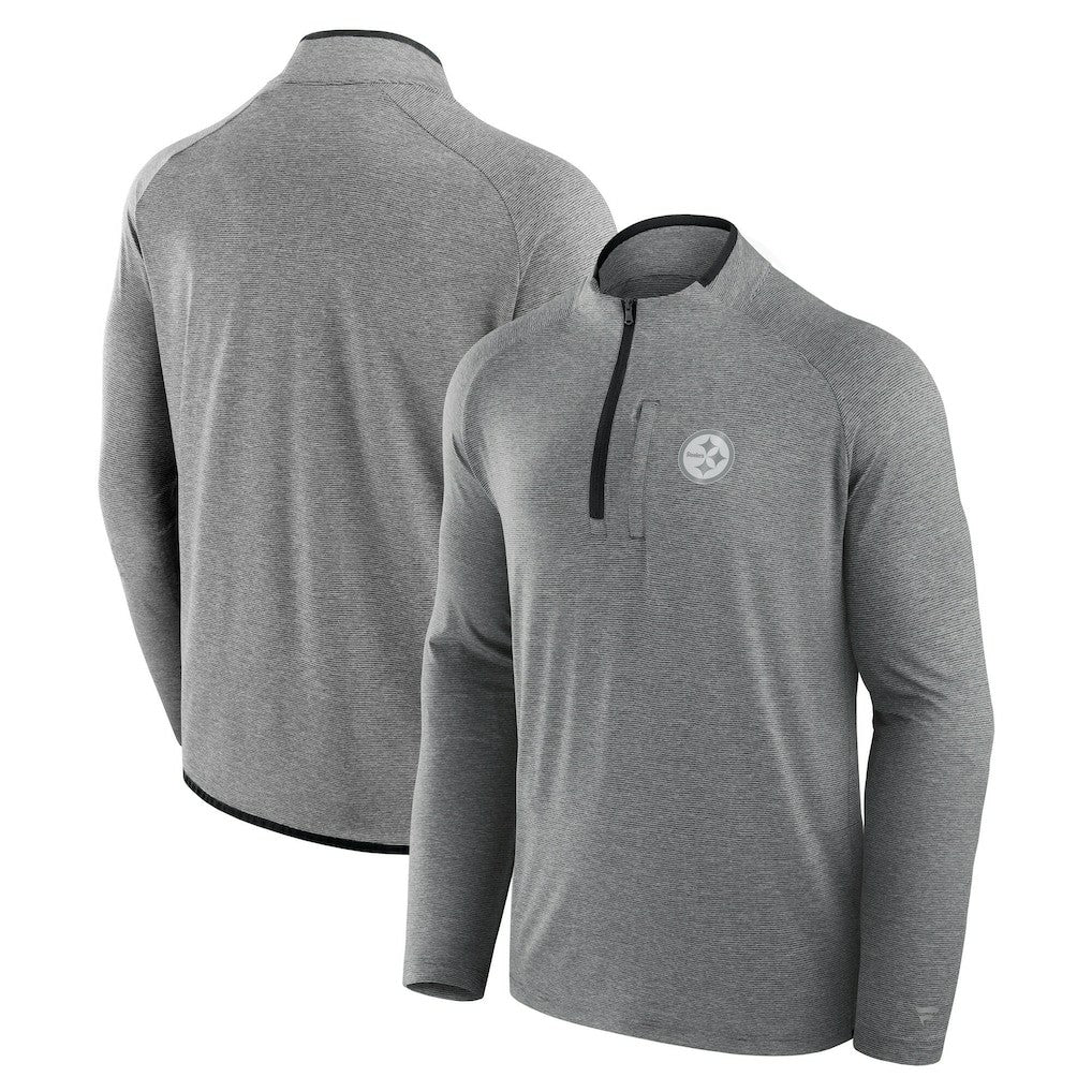 NFL Pittsburgh Steelers Unisex Front Office Performance Primary Quarter-Zip Jacket