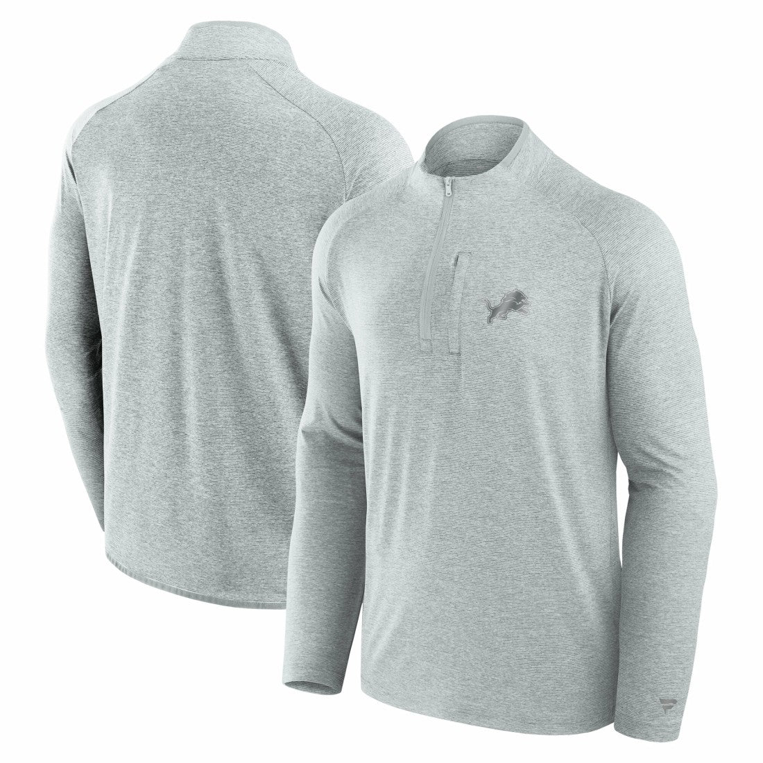 NFL Detroit Lions Unisex Front Office Performance Primary Quarter-Zip Jacket