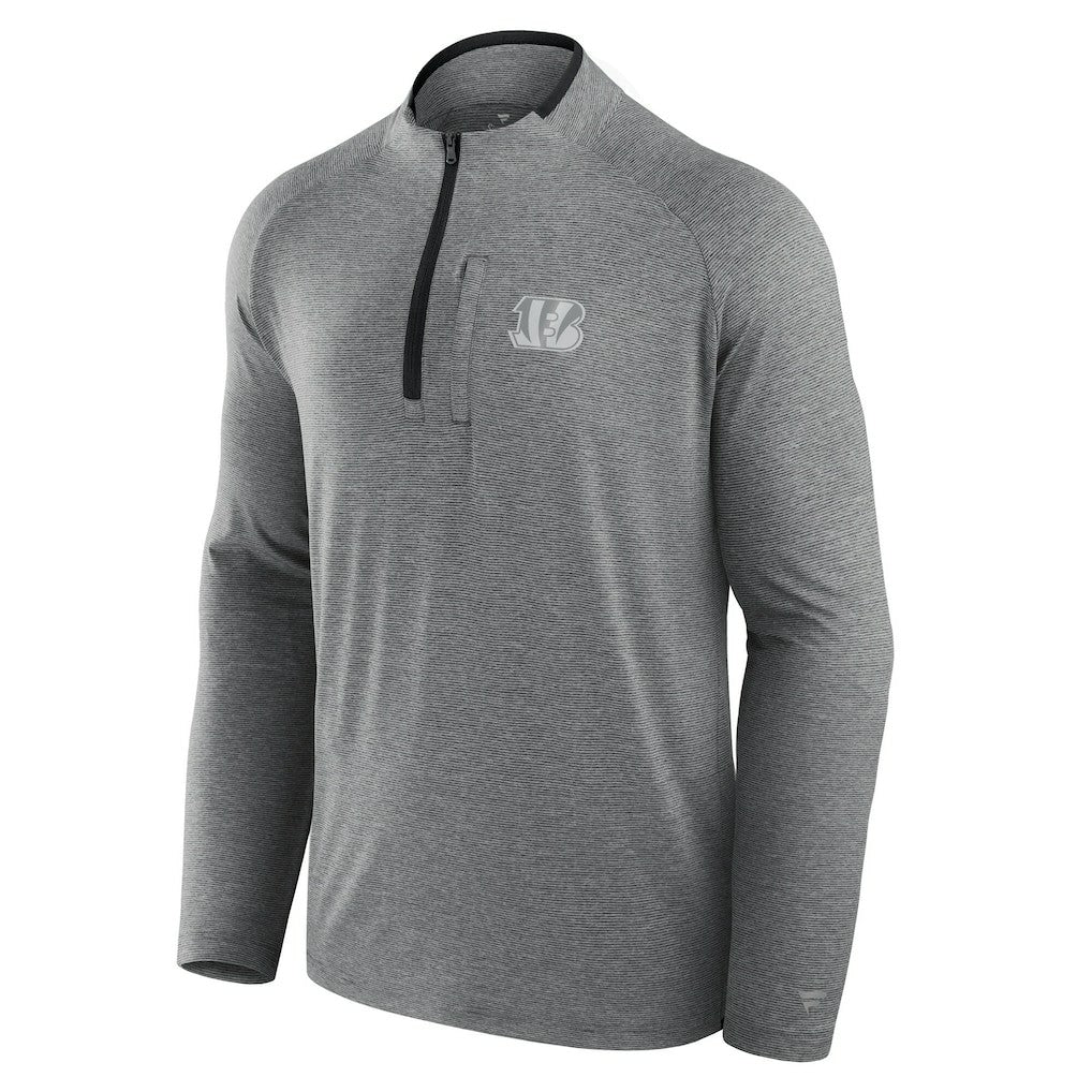 NFL Cincinnati Bengals Unisex Front Office Performance Primary Quarter-Zip Jacket