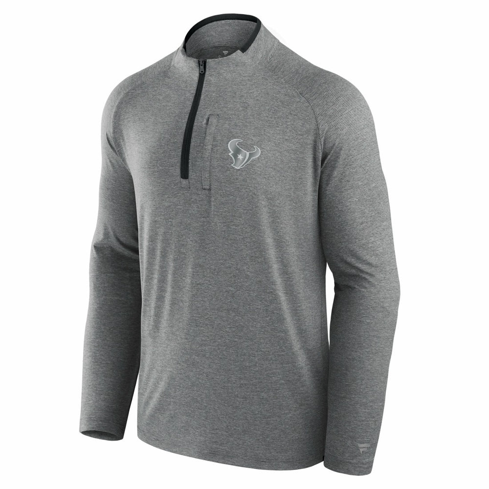 NFL Houston Texans Unisex Front Office Performance Primary Quarter-Zip Jacket