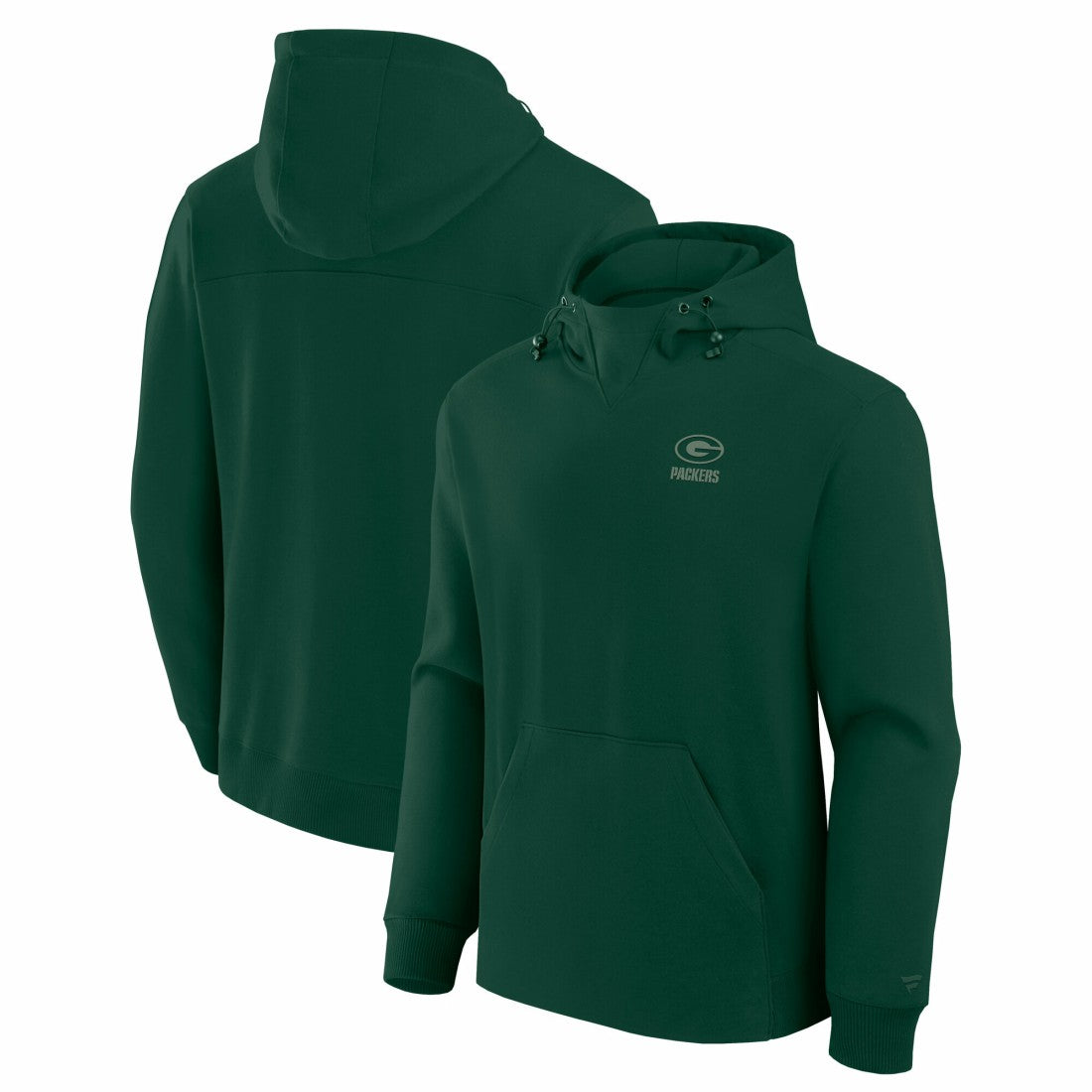 NFL Green Bay Packers Unisex Front Office Tonal Tri-Blend Pullover Hoodie