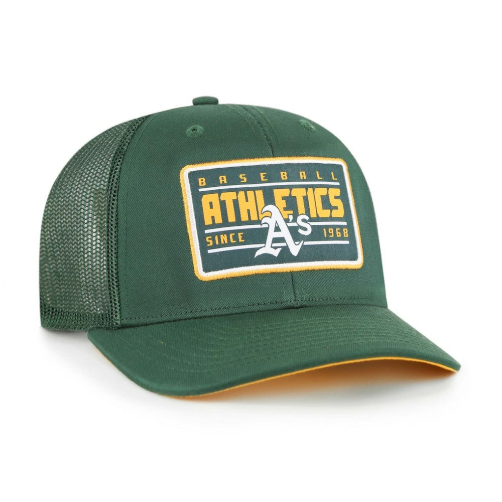 Oakland Athletics Hardline Trucker Adjustable Hat - Green | 47 brand