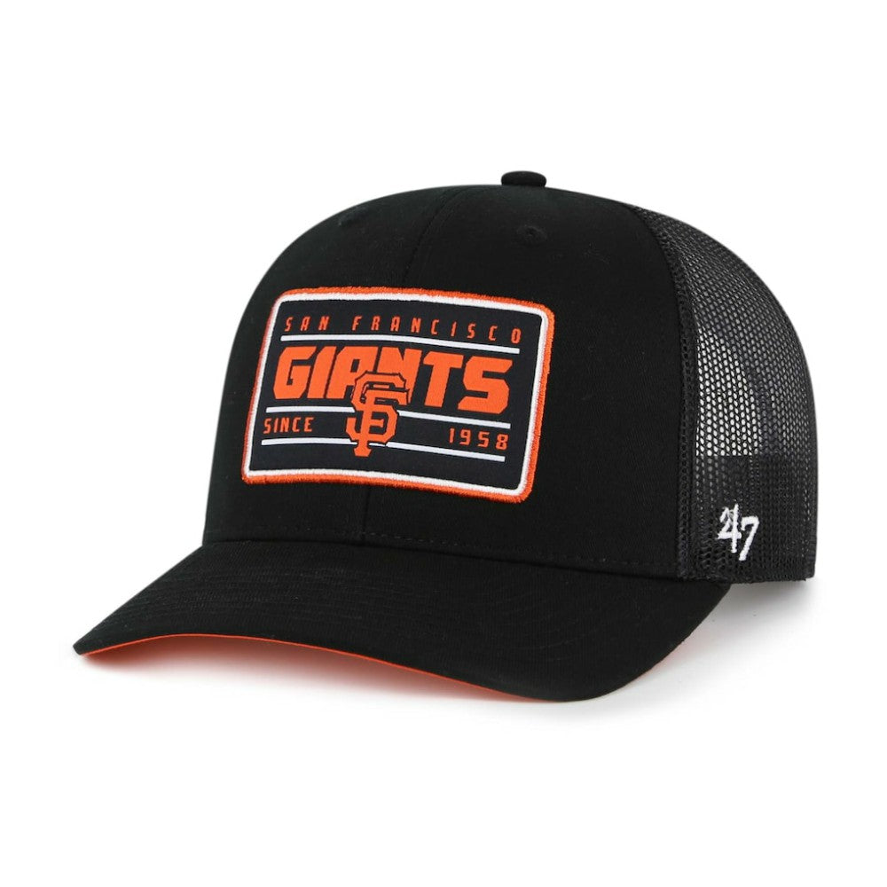 San Francisco Giants Hardline Trucker Adjustable Hat - Black | 47 brand