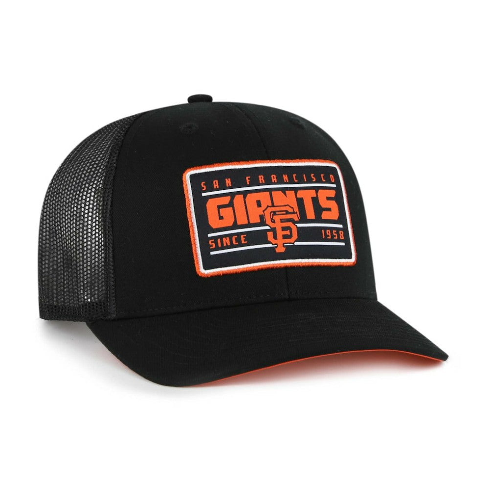 San Francisco Giants Hardline Trucker Adjustable Hat - Black | 47 brand