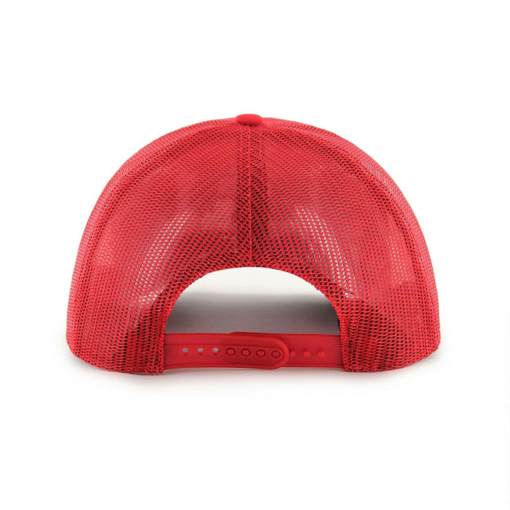 Cincinnati Reds Hardline Trucker Adjustable Hat - Red | 47 brand