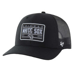 Chicago White Sox Hardline Trucker Adjustable Hat - Black | 47 brand