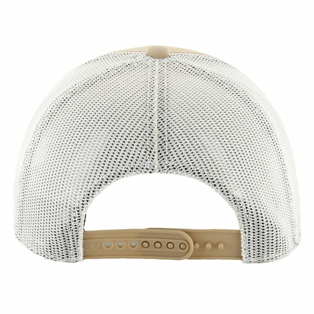 Pittsburgh Pirates Ridgewood Trucker Adjustable Hats - Khaki | 47 brand