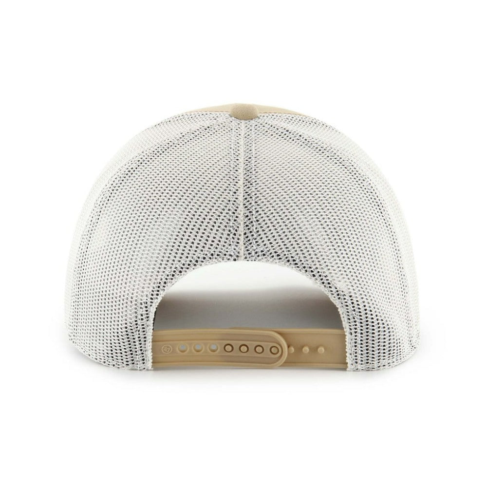 Detroit Tigers Ridgewood Trucker Adjustable Hats - Khaki | 47 brand