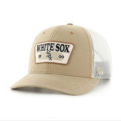Chicago White Sox Ridgewood Trucker Adjustable Hats - Khaki | 47 brand