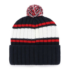 Boston Red Sox Plateau Cuffed Knit Hat with Pom - Navy | 47 brand