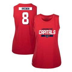Alexander Ovechkin Washington Capitals Levelwear Women's Macy Player Name & Number Tank Top