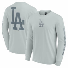 Los Angeles Dodgers Elements Strive Long Sleeve T-Shirt - Gray