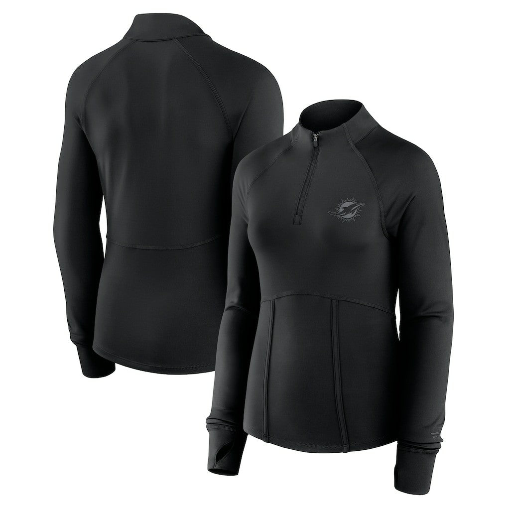 NFL Miami Dolphins Women's Elements Quarter-Zip Jacket