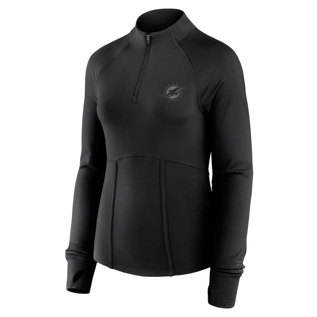NFL Miami Dolphins Women's Elements Quarter-Zip Jacket