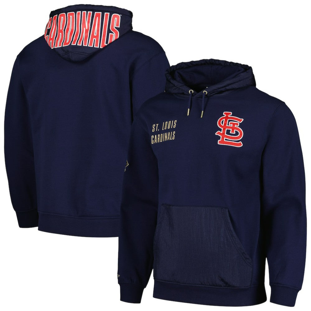 St. Louis Cardinals Team OG 2.0 Current Logo Pullover Hoodie - Navy | Mitchell & Ness