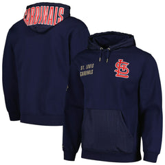 St. Louis Cardinals Team OG 2.0 Current Logo Pullover Hoodie - Navy | Mitchell & Ness