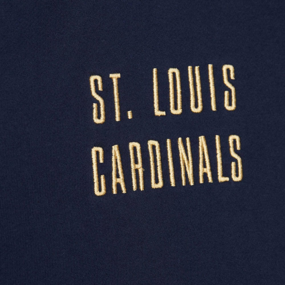 St. Louis Cardinals Team OG 2.0 Current Logo Pullover Hoodie - Navy | Mitchell & Ness
