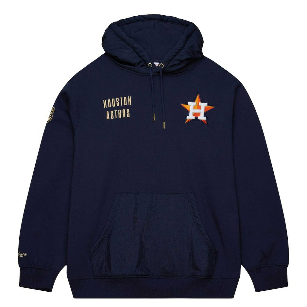 Houston Astros Team OG 2.0 Current Logo Pullover Hoodie - Navy | Mitchell & Ness