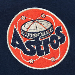 Houston Astros Cooperstown Collection Legendary Raglan Slub Henley 3/4-Sleeve T-Shirt - Navy | Mitchell & Ness