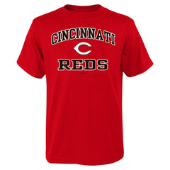 Cincinnati Reds Youth Heart & Soul T-Shirt - Red