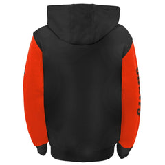San Francisco Giants Youth Postcard Full-Zip Hoodie Jacket - Black/Orange