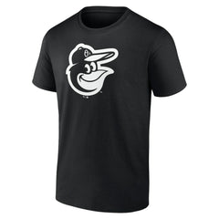Baltimore Orioles Monochrome Personalized Name & Number T-Shirt - Black