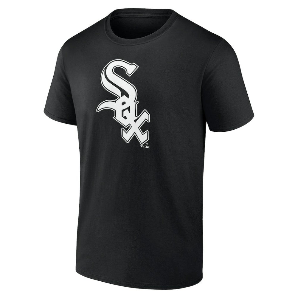 Chicago White Sox Monochrome Personalized Name & Number T-Shirt - Black