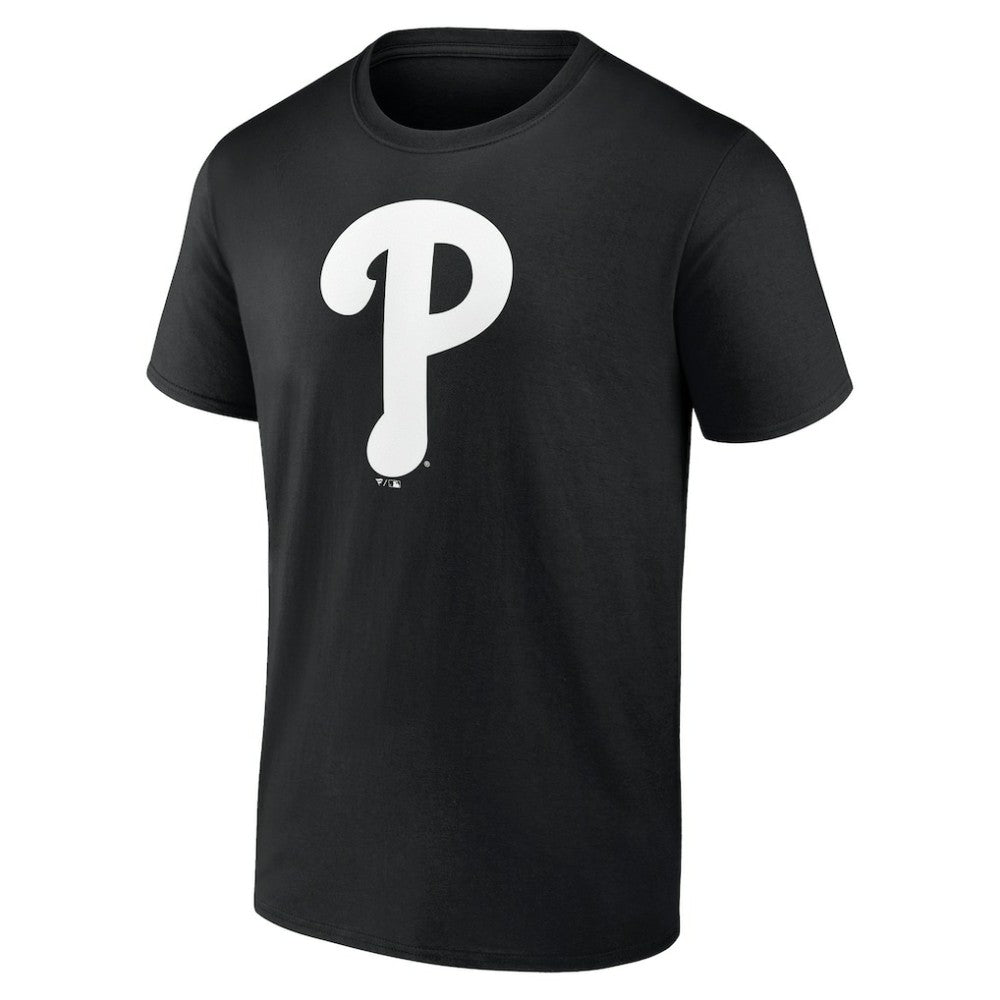Philadelphia Phillies Monochrome Personalized Name & Number T-Shirt - Black