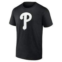 Philadelphia Phillies Monochrome Personalized Name & Number T-Shirt - Black