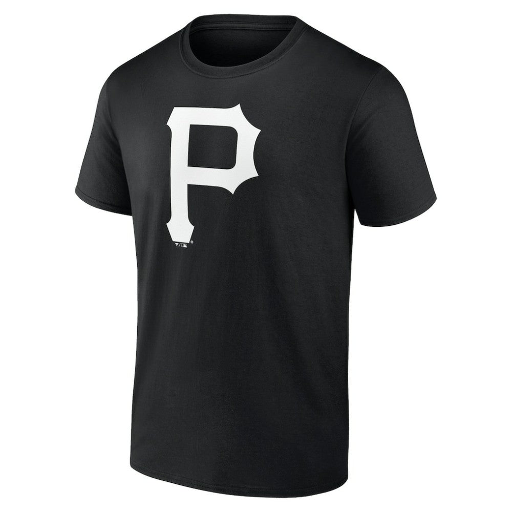 Pittsburgh Pirates Monochrome Personalized Name & Number T-Shirt - Black