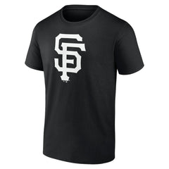 San Francisco Giants Monochrome Personalized Name & Number T-Shirt - Black